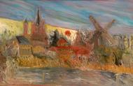 Werder an der Havel, Öl, 88 x 52, 2009